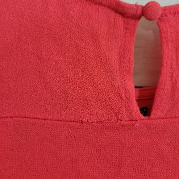 Umgee Boho Floral Embroidered Short Sleeve Tunic / Mini Dress FLAW Size Small - Picture 8 of 10